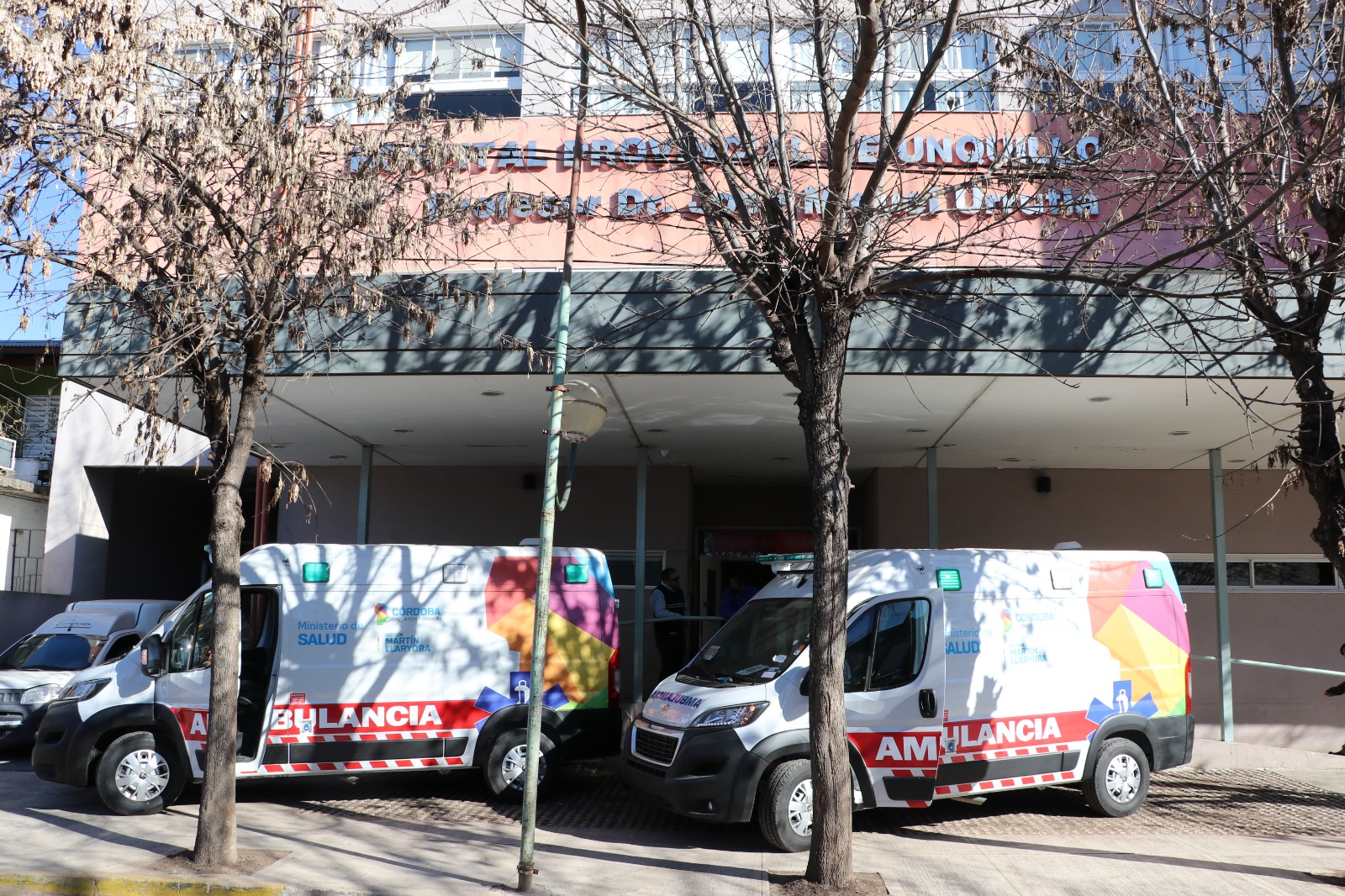 El Hospital Urrutia de Unquillo recibió dos flamantes ambulancias