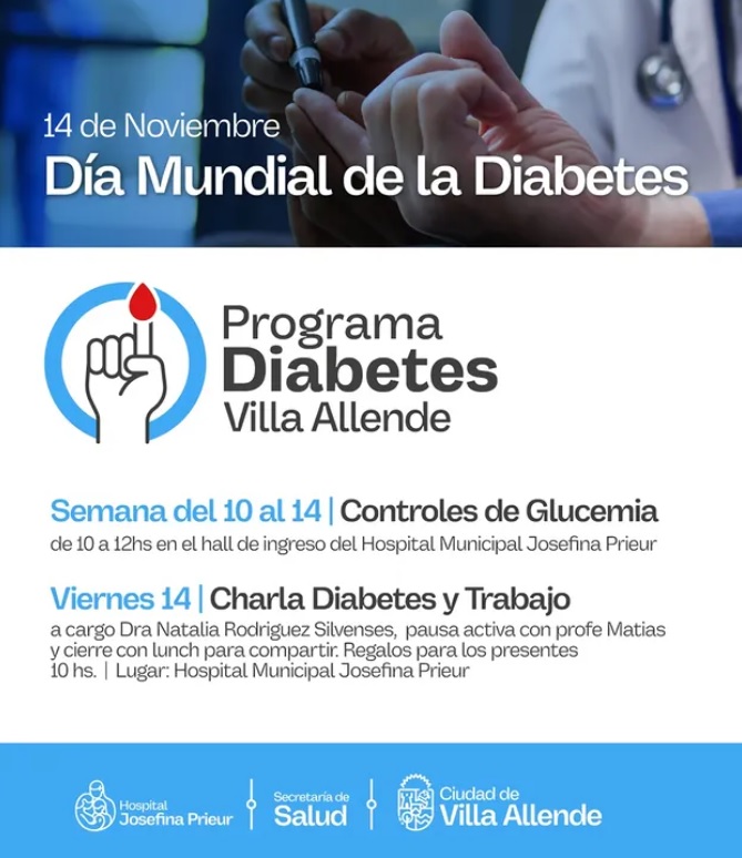 Semana Mundial de la Diabetes en Villa Allende