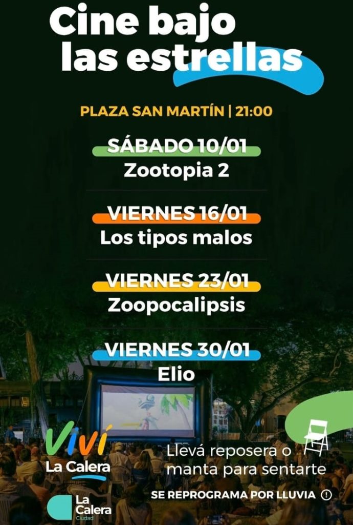 Cine Bajo las Estrellas: noches de película en La Calera