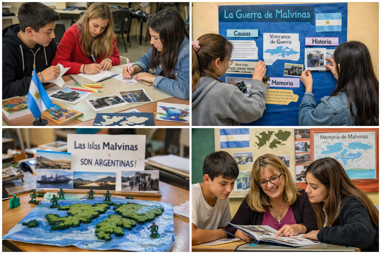Malvinas en las aulas: un proyecto educativo con identidad fue declarado de interés municipal en General Paz