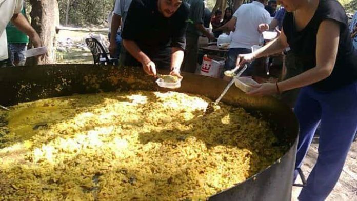 Paella gigante y fiesta en Agua de Oro mas otras actividades