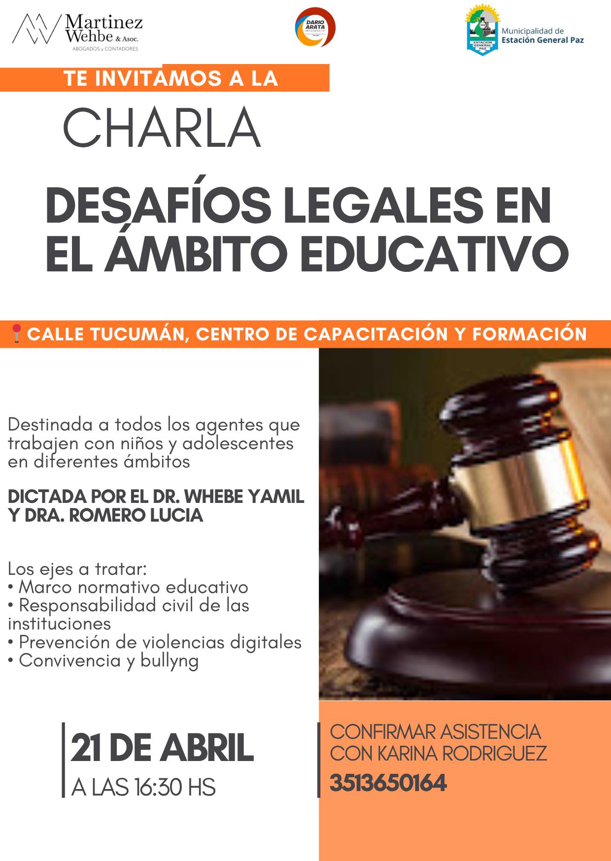 Capacitación clave sobre desafíos legales en escuelas puso el foco en amenazas y convivencia