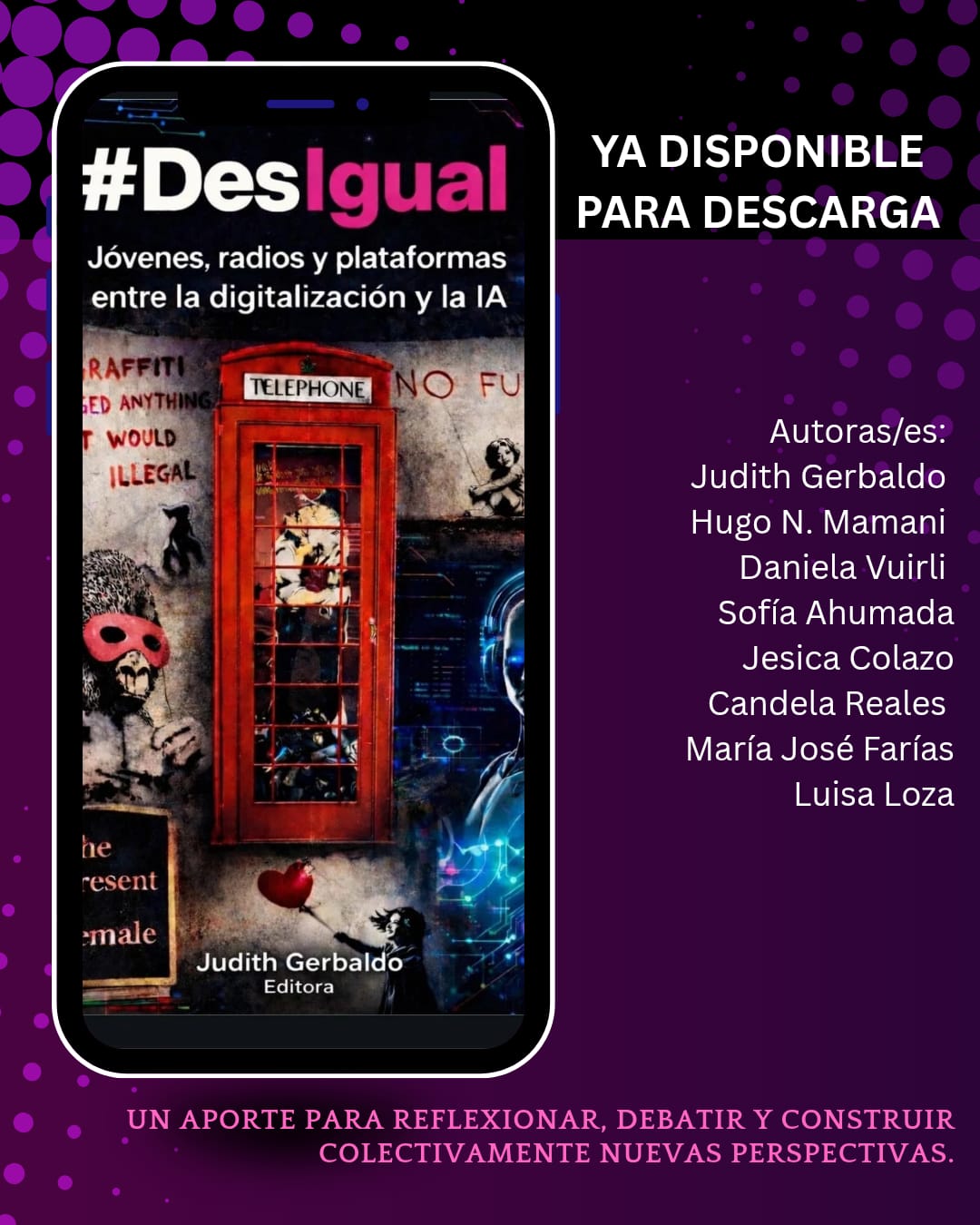 Publicación de #Desigual. El nuevo libro que cuenta con participación de Radio Nexo