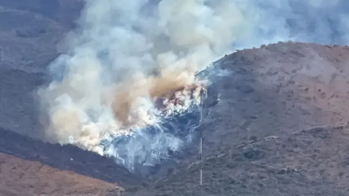 Frenaron el fuego a tiempo en La Calera