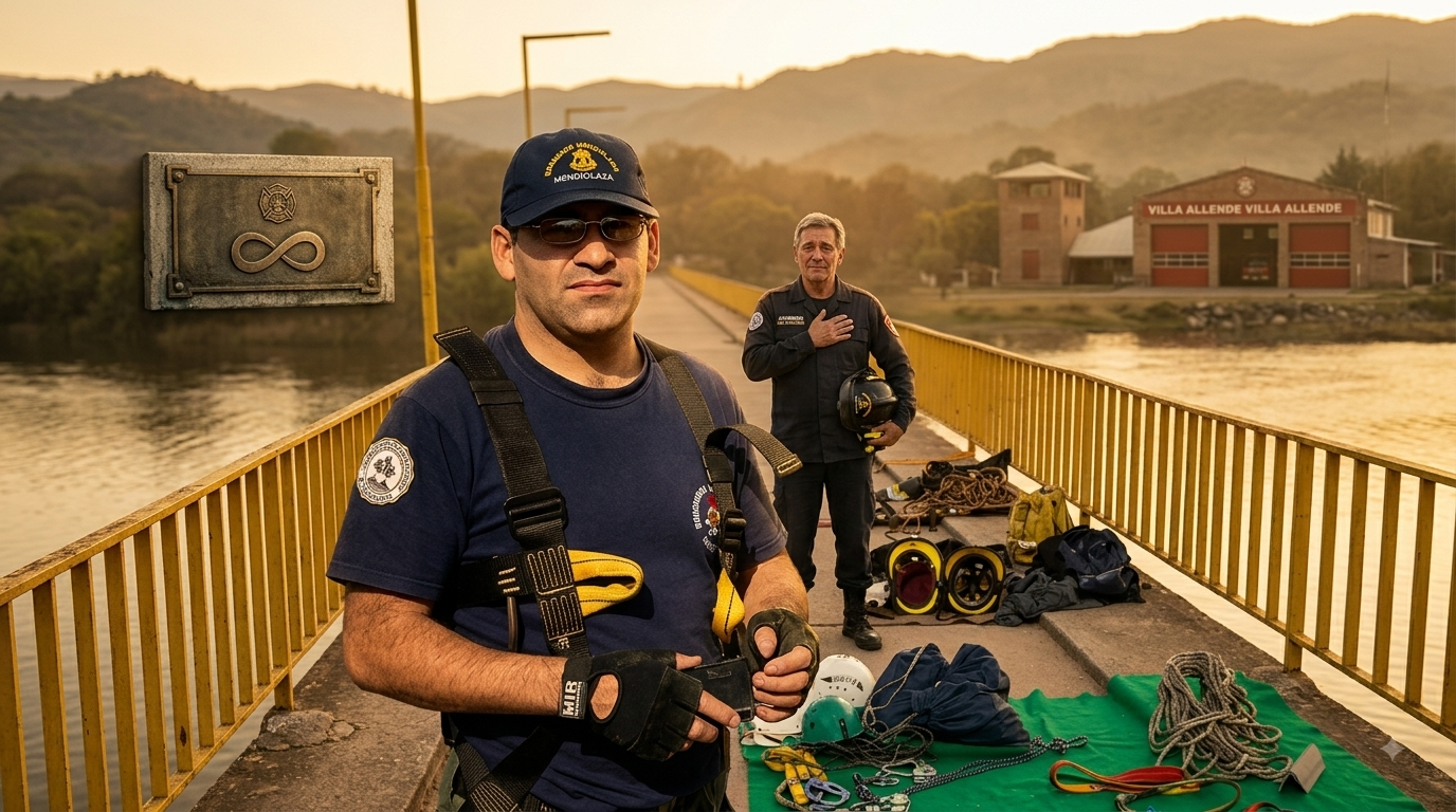 “Vamos siempre”: el legado de Claudio Coria que queda en Bomberos de Villa Allende