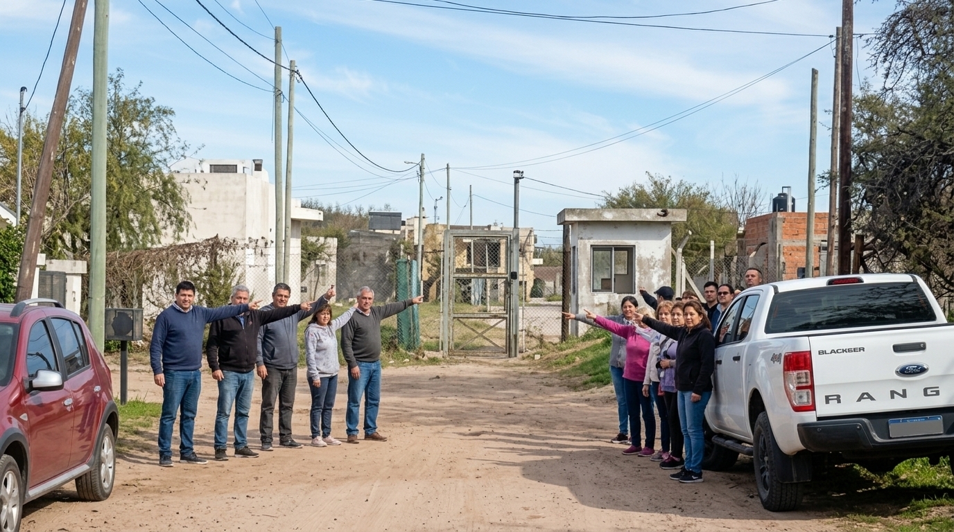 Azarero en llamas: vecinos denuncian que Mendiolaza prioriza a un barrio privado