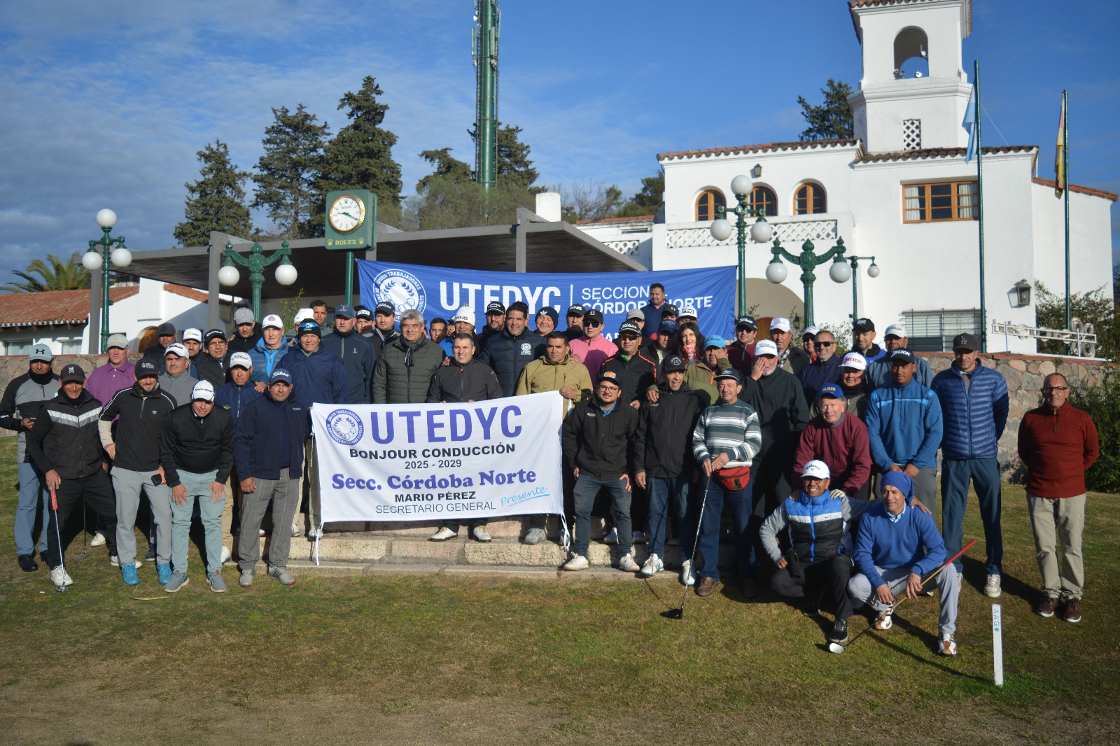 Golf y encuentro: UTEDyC reunió a trabajadores de toda Córdoba en Villa Allende