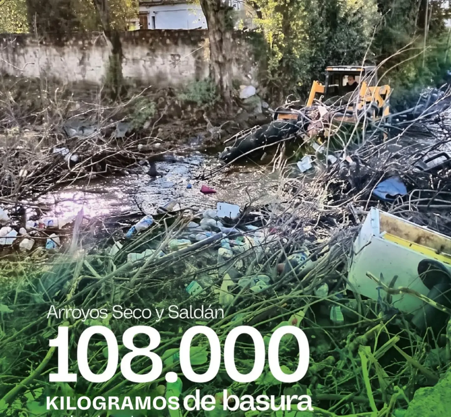Limpian hoy, ensucian mañana: el drama de los arroyos