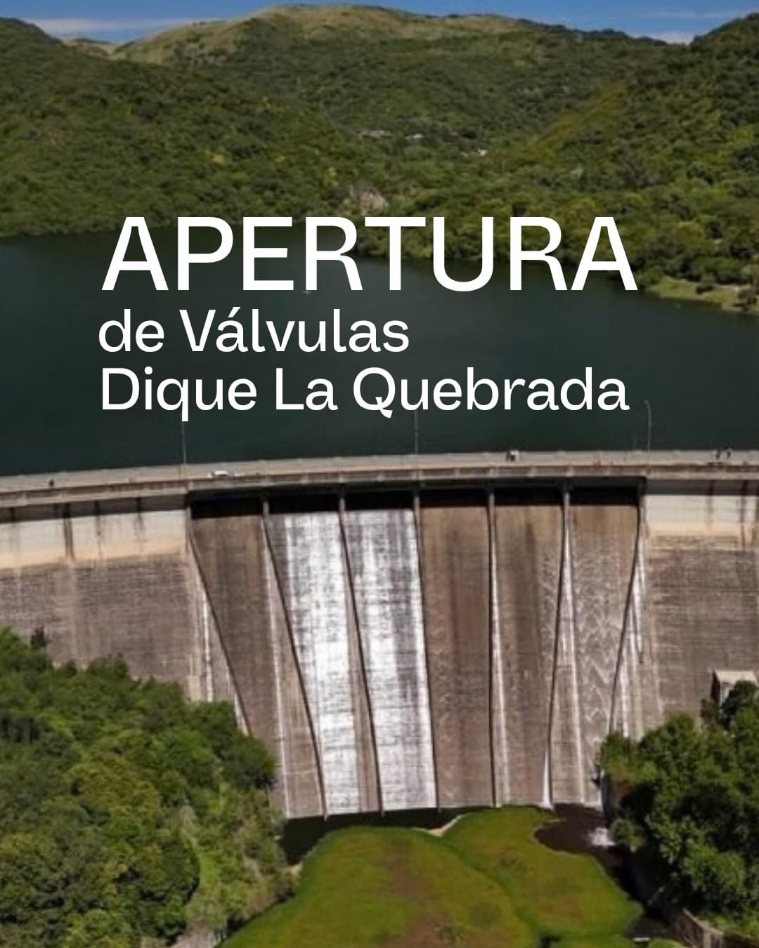 La Quebrada abrió sus válvulas para ganar margen ante las lluvias